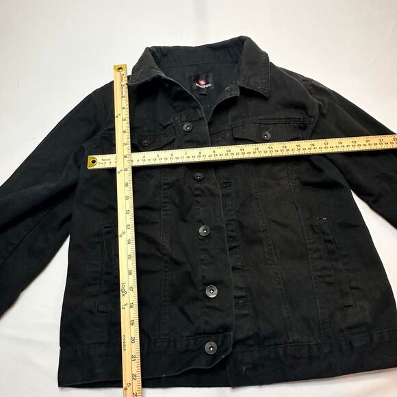 Men’s Vintage South Pole Black Size Large Denim Jacket - Picture 6 of 6